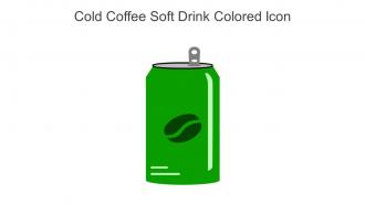 Cold Coffee Soft Drink Colored Icon In Powerpoint Pptx Png And Editable Eps Format