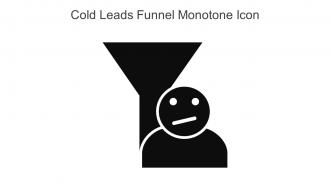 Cold Leads Funnel Monotone Icon In Powerpoint Pptx Png And Editable Eps Format