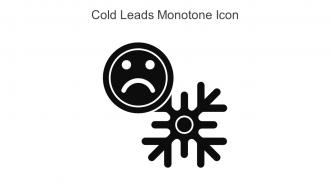 Cold Leads Monotone Icon In Powerpoint Pptx Png And Editable Eps Format