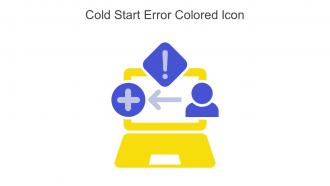Cold Start Error Colored Icon In Powerpoint Pptx Png And Editable Eps Format