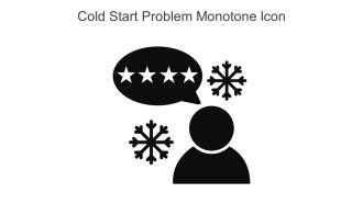 Cold Start Problem Monotone Icon In Powerpoint Pptx Png And Editable Eps Format