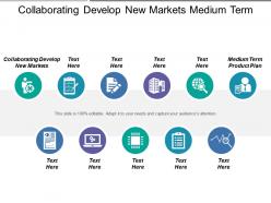 Collaborating develop new markets medium term product plan