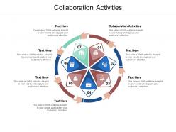 Collaboration activities ppt powerpoint presentation file diagrams cpb