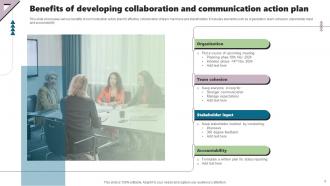Collaboration And Communication Action Plan Powerpoint Ppt Template Bundles Informative Slides