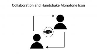 Collaboration And Handshake Monotone Icon In Powerpoint Pptx Png And Editable Eps Format