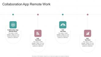 Collaboration App Remote Work In Powerpoint And Google Slides Cpb