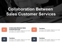 Collaboration between sales customer services ppt powerpoint presentation infographics example introduction cpb