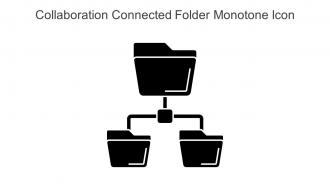 Collaboration Connected Folder Monotone Icon In Powerpoint Pptx Png And Editable Eps Format