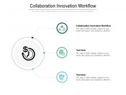 Collaboration innovation workflow ppt powerpoint presentation slides diagrams cpb