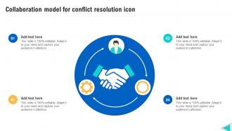 Collaboration Model For Conflict Resolution Icon