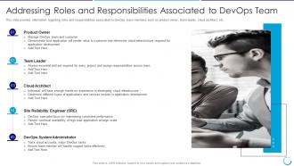 Collaboration of itil agile service roles and responsibilities associated devops team
