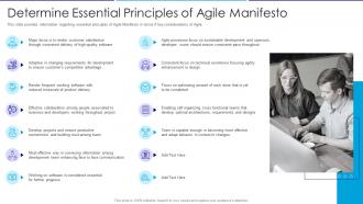 Collaboration of itil with agile service essential principles of agile manifesto
