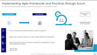 Collaboration of itil with agile service management it framework and practices through scrum