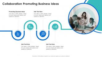 Collaboration Promoting Business Ideas In Powerpoint And Google Slides Cpb