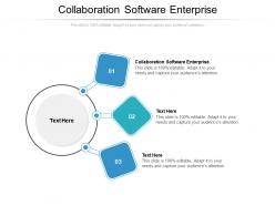 Collaboration software enterprise ppt powerpoint presentation infographics design templates cpb