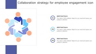 Collaboration Strategy For Employee Engagement Icon