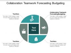 Collaboration teamwork forecasting budgeting ppt powerpoint presentationmodel brochure cpb