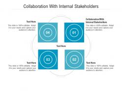 Collaboration with internal stakeholders ppt powerpoint presentation show aids cpb