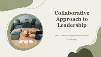 Collaborative Approach To Leadership PPT Slides VA