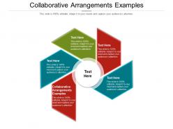 Collaborative arrangements examples ppt powerpoint presentation infographic template styles cpb