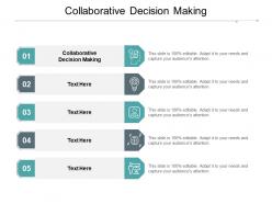 Collaborative decision making ppt powerpoint presentation ideas guide cpb