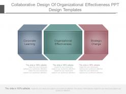 Collaborative design of organizational effectiveness ppt design templates
