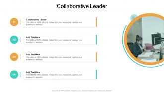 Collaborative Leader In Powerpoint And Google Slides Cpb