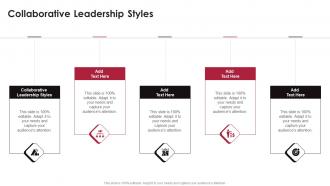 Collaborative Leadership Styles In Powerpoint And Google Slides Cpb