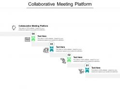 Collaborative meeting platform ppt powerpoint presentation ideas backgrounds cpb