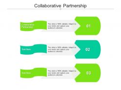 Collaborative partnership ppt powerpoint presentation summary background designs cpb