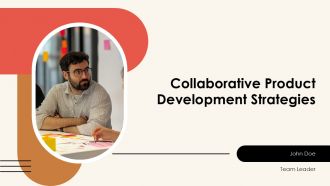 Collaborative Product Development Strategies PPT Guidelines AT