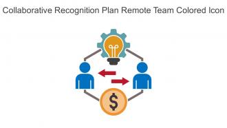 Collaborative Recognition Plan Remote Team Colored Icon In Powerpoint Pptx Png And Editable Eps Format