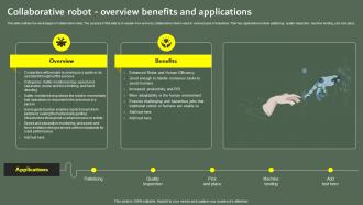 Collaborative Robot Overview Benefits Optimizing Business Performance Using Industrial Robots IT