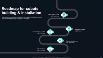 Collaborative Robots Roadmap For Cobots Building And Installation Ppt Professional Designs Download