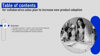 Collaborative Sales Plan To Increase New Product Adoption Strategy CD V Designed Compatible