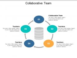 Collaborative team ppt powerpoint presentation slides sample cpb