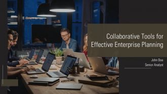Collaborative Tools For Effective Enterprise Planning PPT Template AT