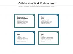 Collaborative work environment ppt powerpoint presentation layouts show cpb