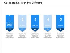 Collaborative working software ppt powerpoint presentation gallery example file cpb