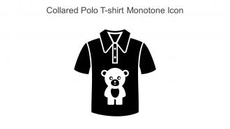 Collared Polo T Shirt Monotone Icon In Powerpoint Pptx Png And Editable Eps Format