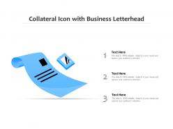 Collateral Icon With Business Letterhead
