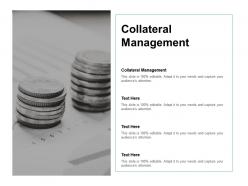 Collateral management ppt powerpoint presentation model vector cpb