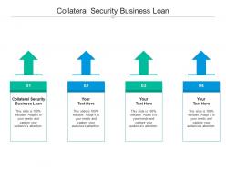 Collateral security business loan ppt powerpoint presentation inspiration mockup cpb