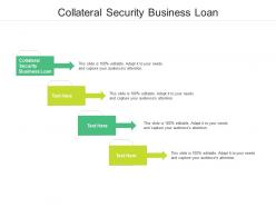 Collateral security business loan ppt powerpoint presentation professional microsoft cpb