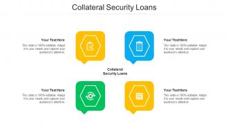 Collateral Security Loans Ppt Powerpoint Presentation Outline Ideas Cpb
