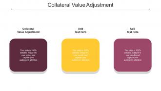 Collateral Value Adjustment Ppt Powerpoint Presentation Ideas Demonstration Cpb