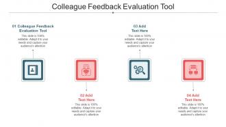 Colleague Feedback Evaluation Tool Ppt Powerpoint Presentation Demonstration Cpb