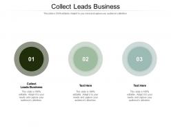 Collect leads business ppt powerpoint presentation background images cpb