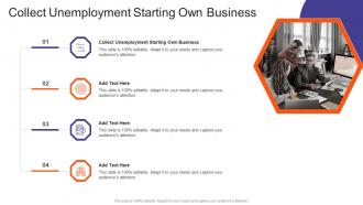 Collect Unemployment Starting Own Business In Powerpoint And Google Slides Cpb