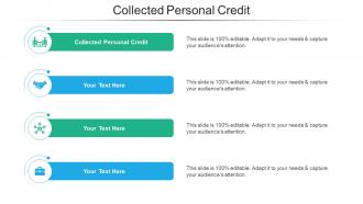 Collected personal credit ppt powerpoint presentation styles model cpb
